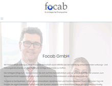 Tablet Screenshot of focab.ch